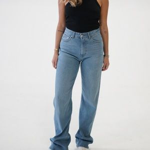 DJERF AVENUE - Straight Jeans Mid Blue - Size 24